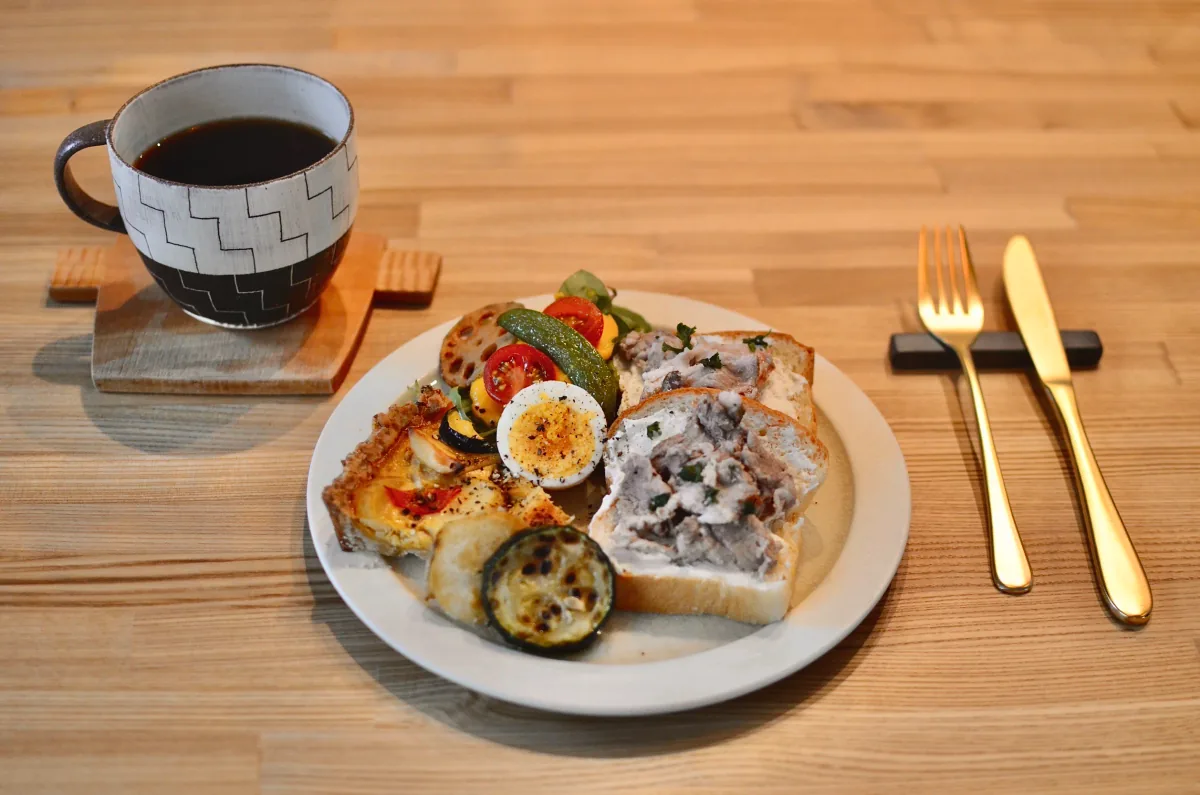 ワンプレートのブランチ