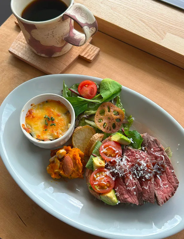ワンプレートのブランチ
